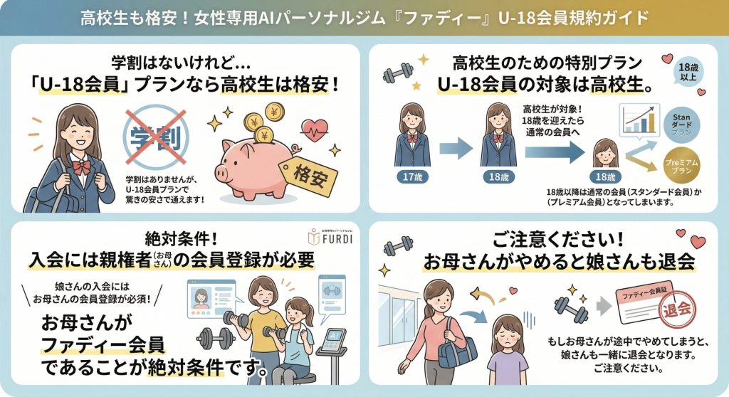 ファディー高校生が通う時のポイント