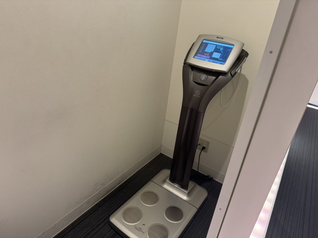 実際のライザップの体組成計